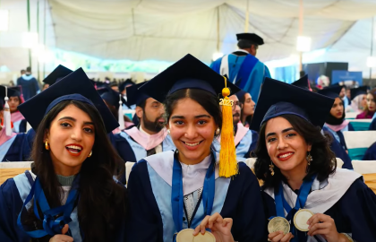 3 graduates